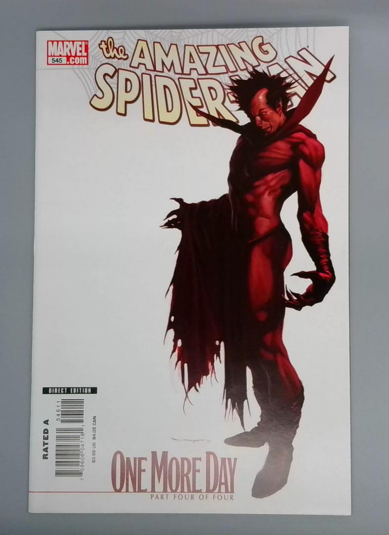 Amazing Spider-Man #545, NM- One More Day Part Four, Marvel Comics, 2007 JR1