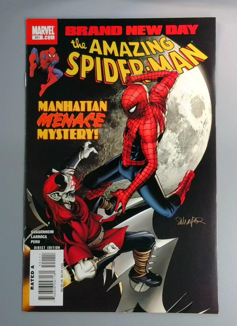 Amazing Spider-Man #551, VF Brand New Day, Marvel Comics, 2008 JR1