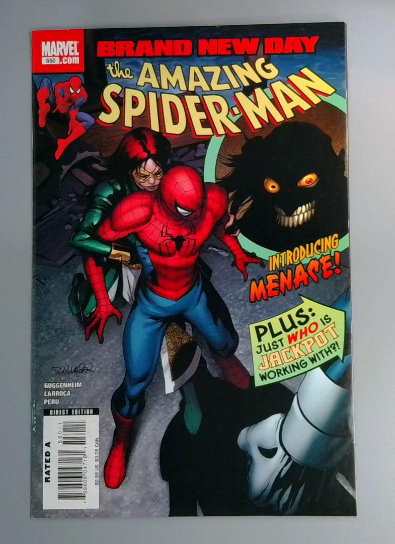 Amazing Spider-Man #550, VF 1st Lily Hollister Marvel Comics, 2008 JR1