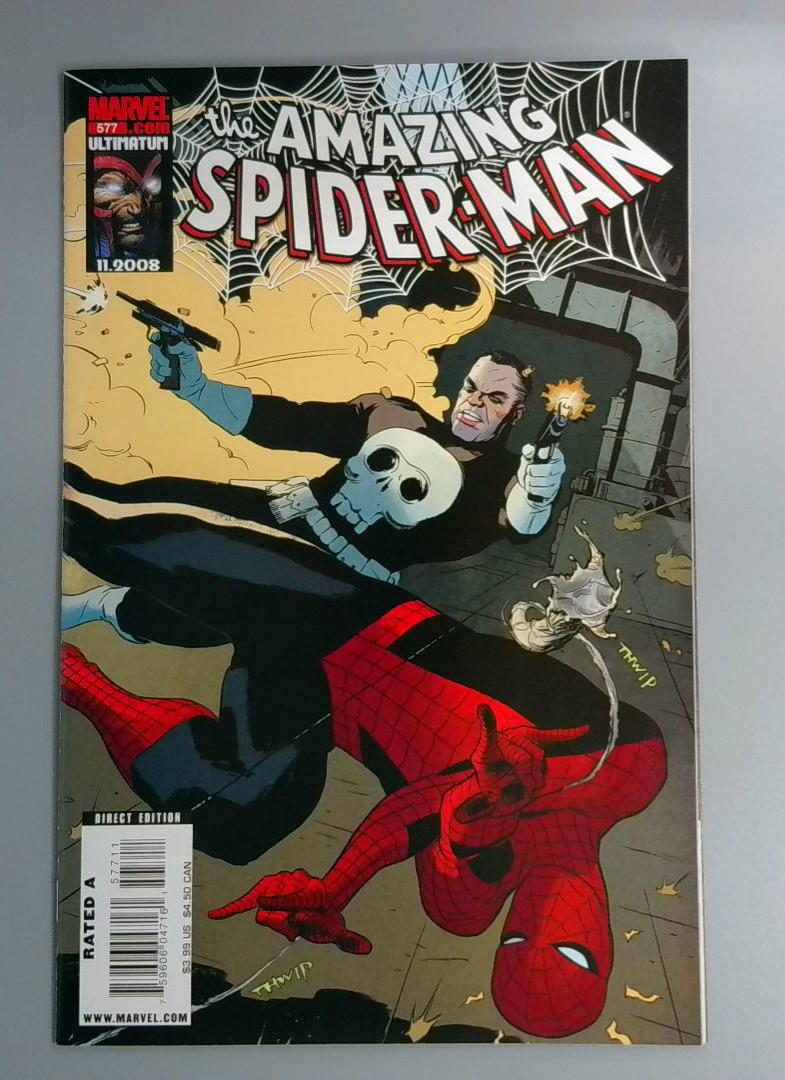 Amazing Spider-Man #577, NM- Punisher, Marvel Comics, 2008 JR1