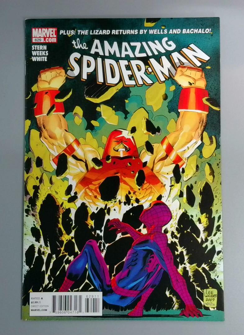 Amazing Spider-Man #629, VF/NM Juggernaut, Marvel Comics, 2009 JR1