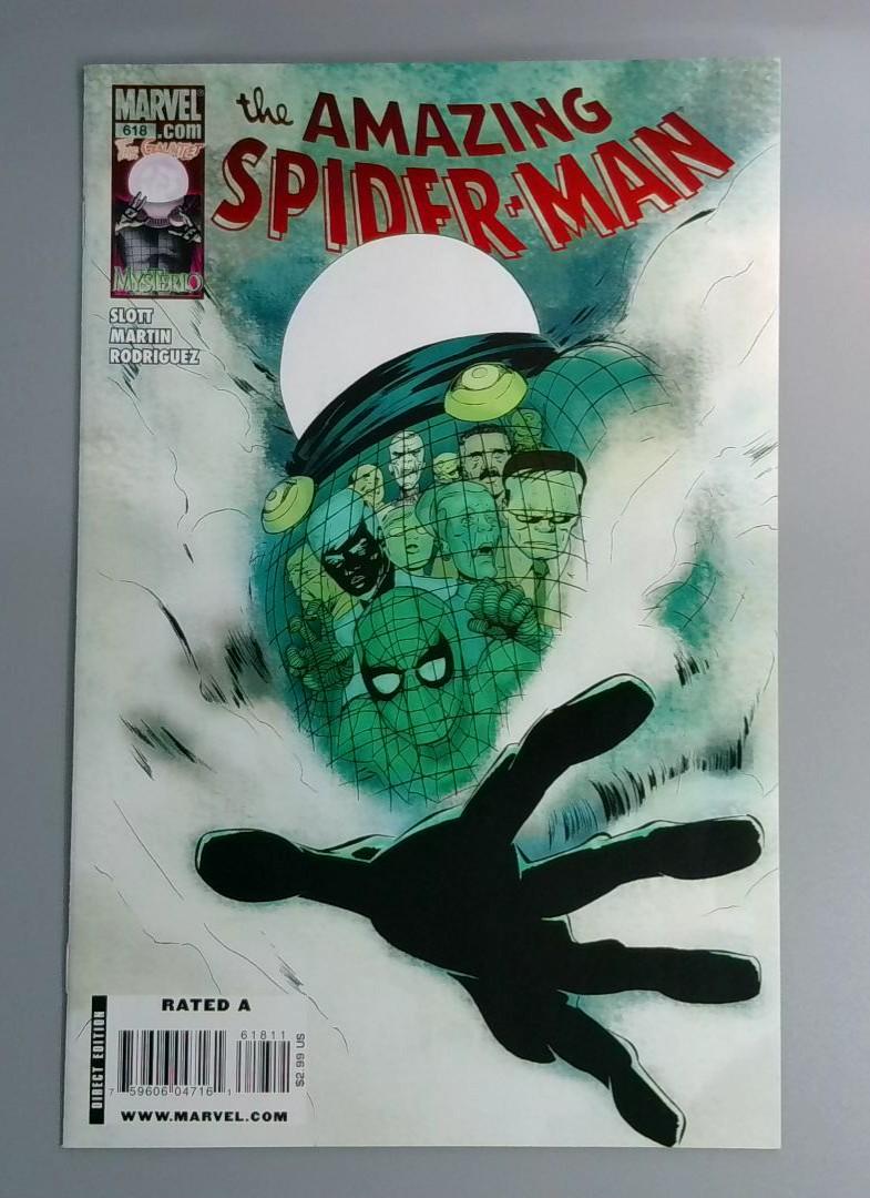 Amazing Spider-Man #618, VF Mysterio, Marvel Comics, 2010 JR1