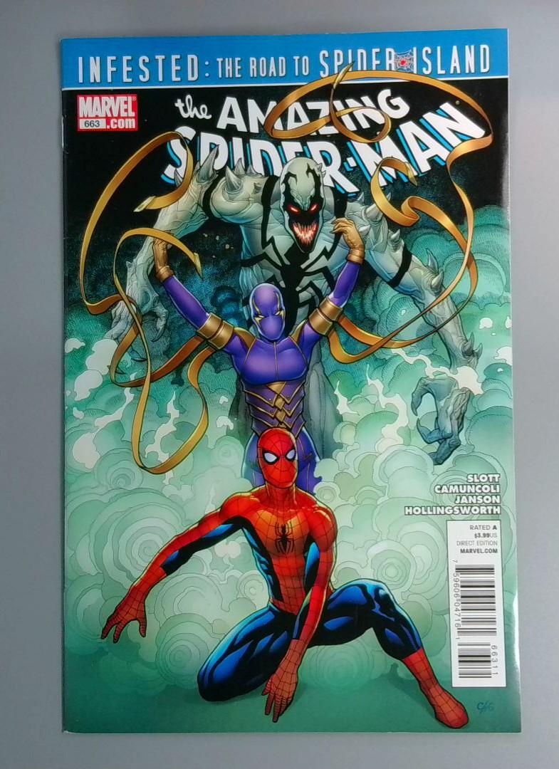 Amazing Spider-Man #663, VF Marvel, 2011 JR1