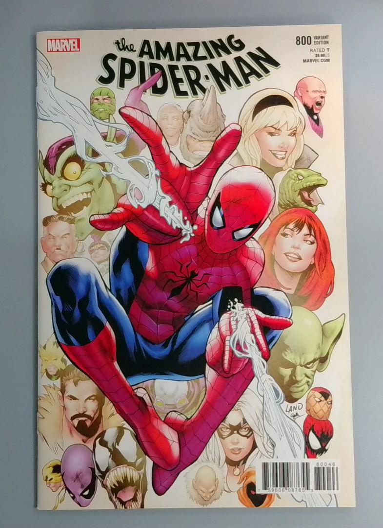 Amazing Spider-Man #800, NM Greg Land, Variant Marvel Comics, 2018 JR1