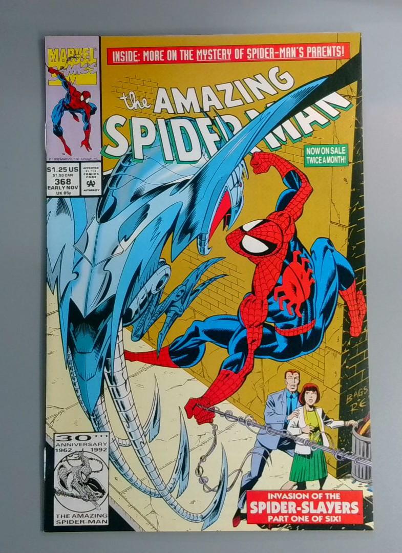 Amazing Spider-Man #368, NM Marvel Comics, 1992 JR1