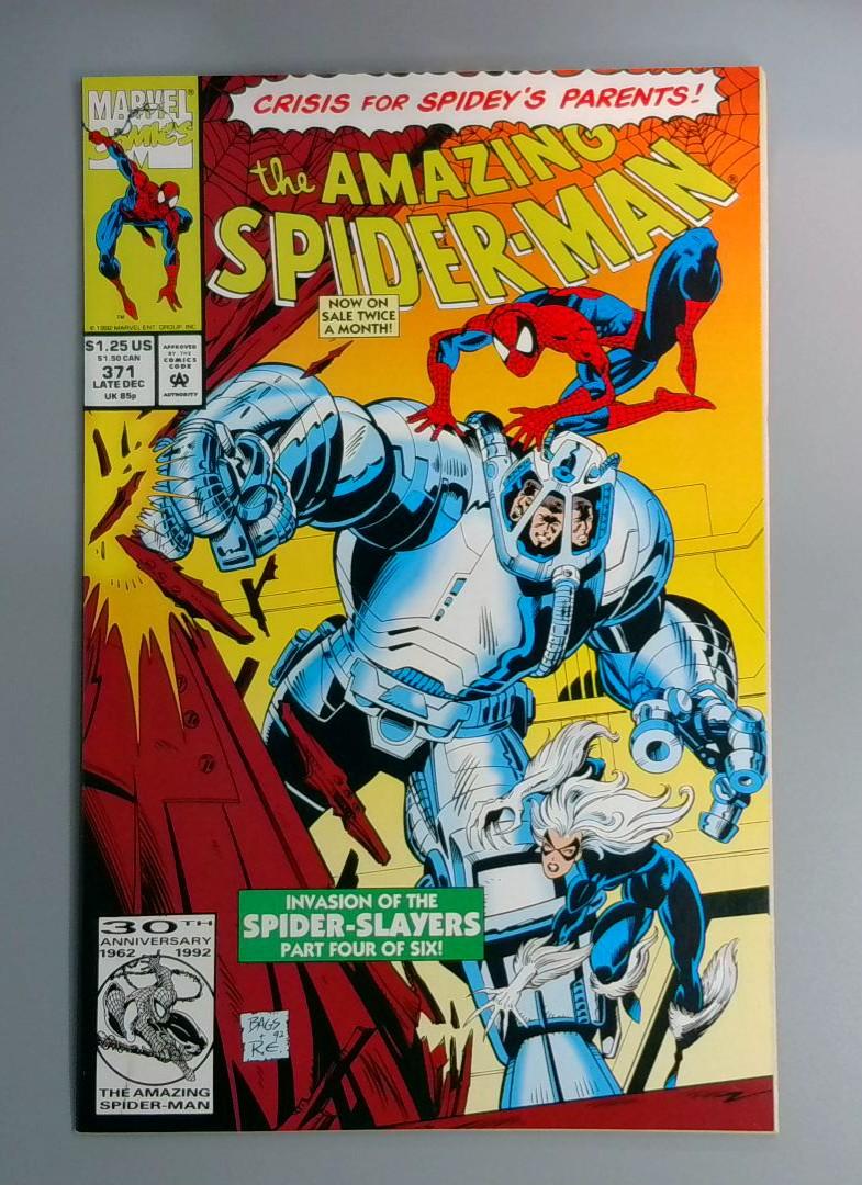 Amazing Spider-Man #371, NM Marvel Comics, 1992 JR1