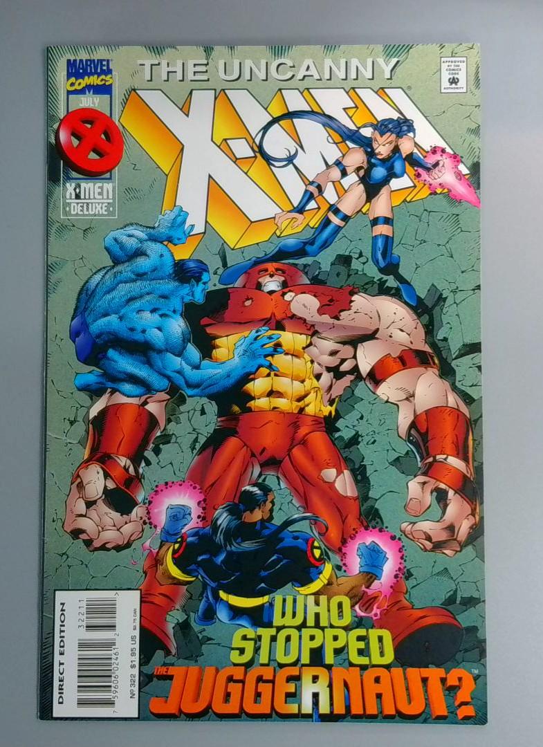 Uncanny X-Men #322, Juggernaut Marvel Comics, 1995 JR1