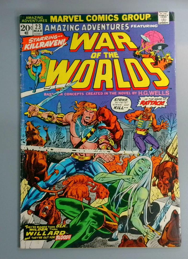 War of the Worlds #23, Marvel Comics Group, 1974 JR1