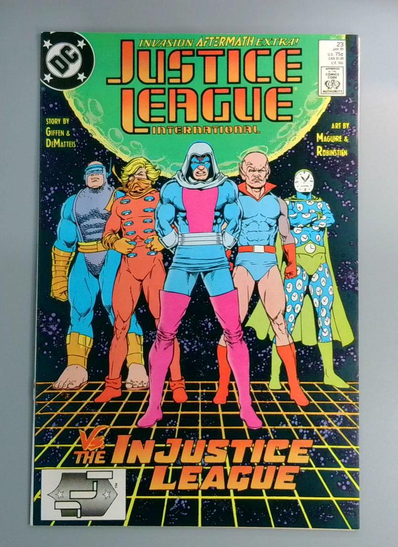 Justice League International #23, NM 1st Injustice League, DC Comics, 1989 JR1