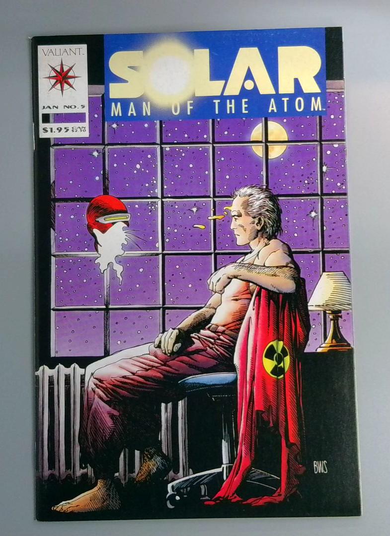 Solar, Man of the Atom #5, NM 1st ORB Industries Valiant, Jan 1991 JR1