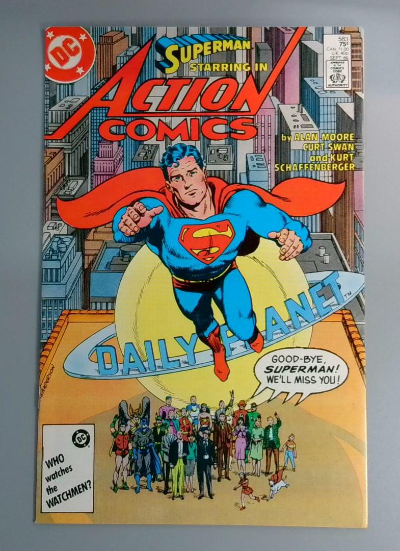 Action Comics #583, VF+ DC Comics, 1986 JR1