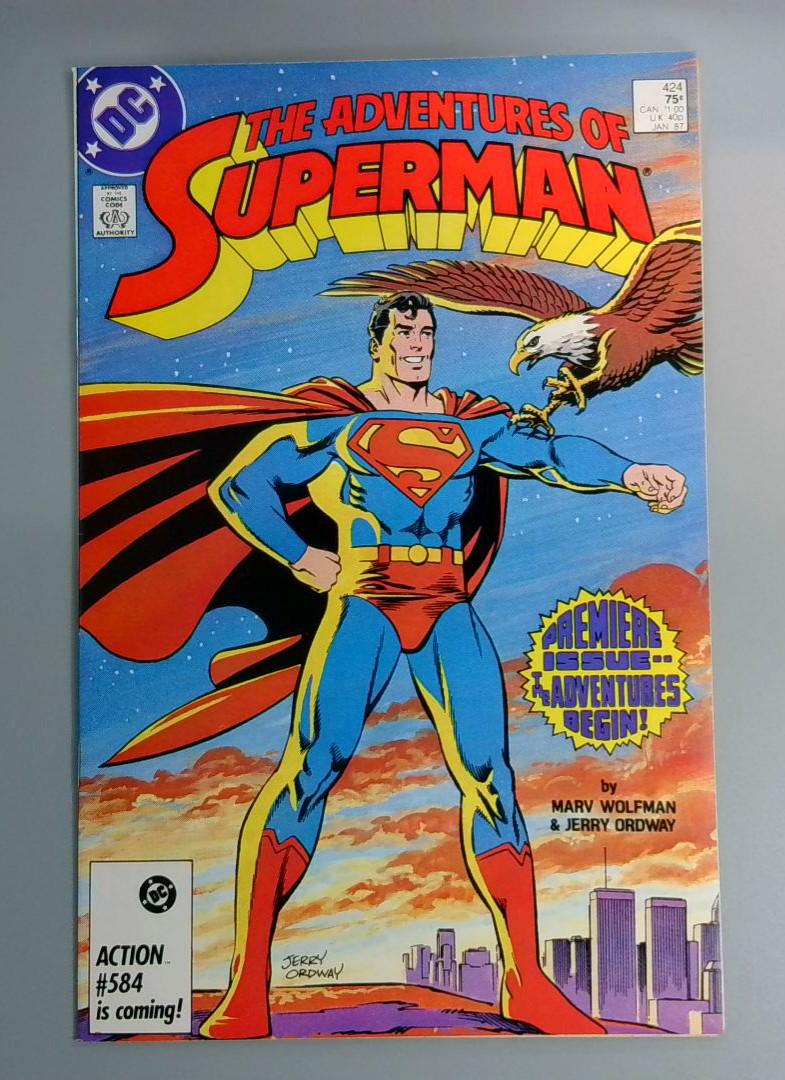 Adventures of Superman #424, VF/NM DC Comics, 1986 JR1