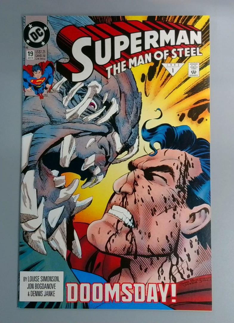 Superman: The Man of Steel #19, NM Doomsday, DC Comics, 1993