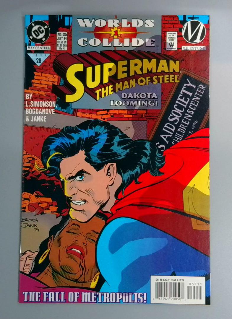 Superman: The Man of Steel #36, VF/NM DC Comics, 1994 JR1