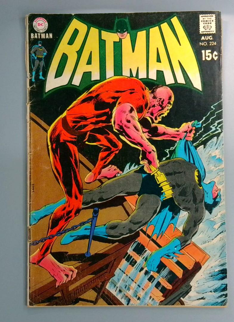 Batman #224, VG DC Comics, August 1970 JR1