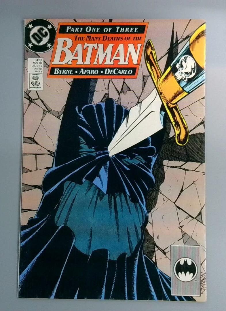 Batman #433, VF/NM DC Comics, 1989 JR1