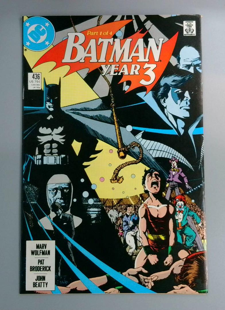 Batman #436, NM 1st Tim Drake, DC Comics, 1990 JR1