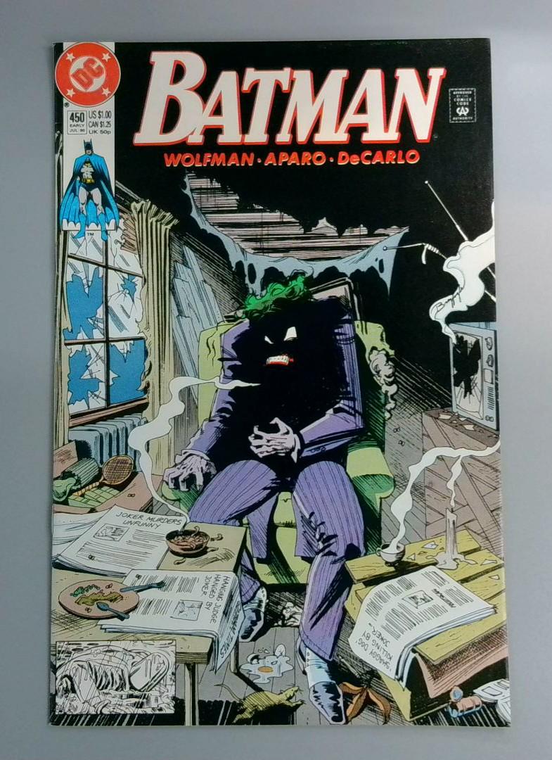 Batman #450, NM- 1st New Joker, DC Comics, 1990 JR1