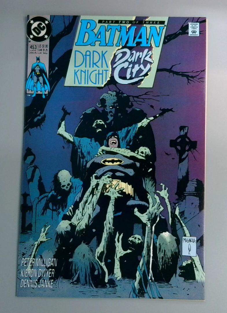 Batman: #453, NM- Mike Mignola DC Comics, 1990 JR1