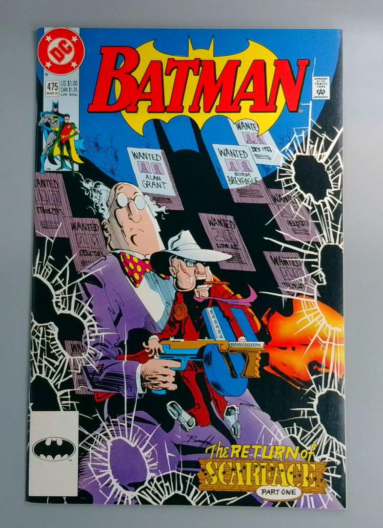 Batman #475, PNM 1st Rene Montoya DC Comics, 1992 JR1