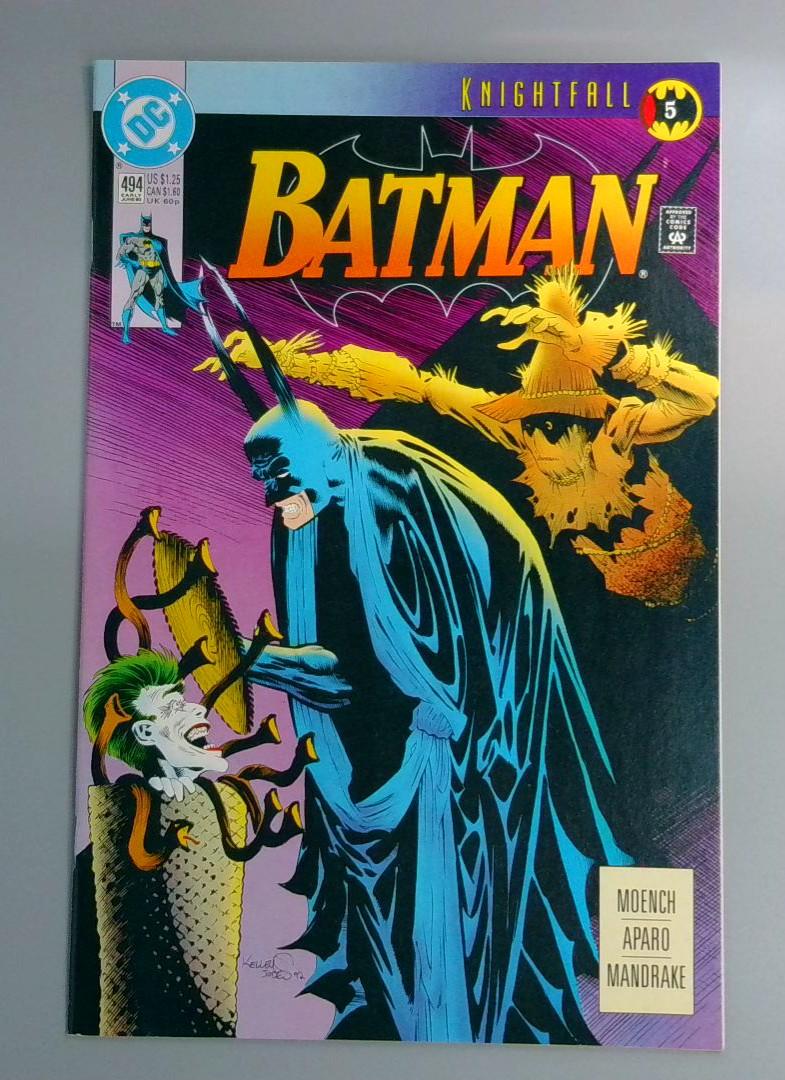 Batman #494, NM Knightfall, DC Comics, 1993 JR1