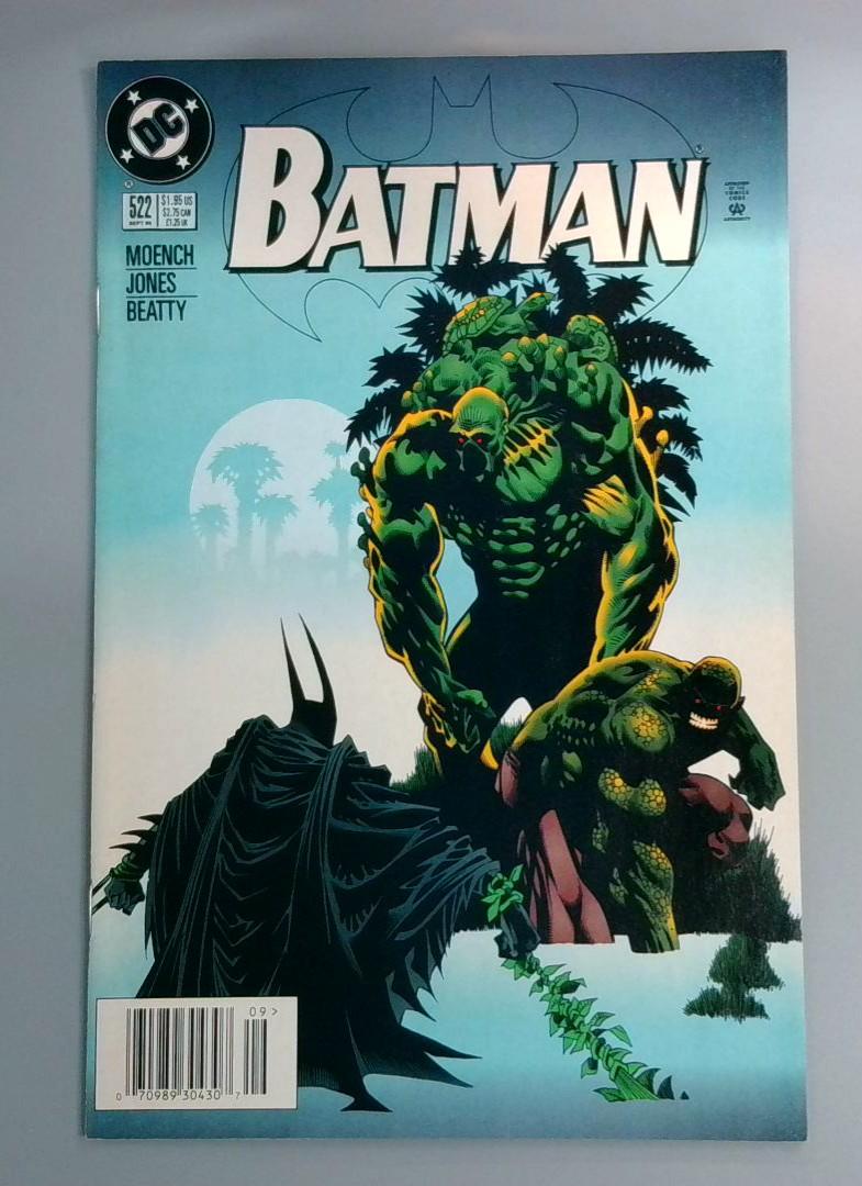 Batman #522, NM- RARE NEWSSTAND Swamp Thing DC Comics, 1995 JR1