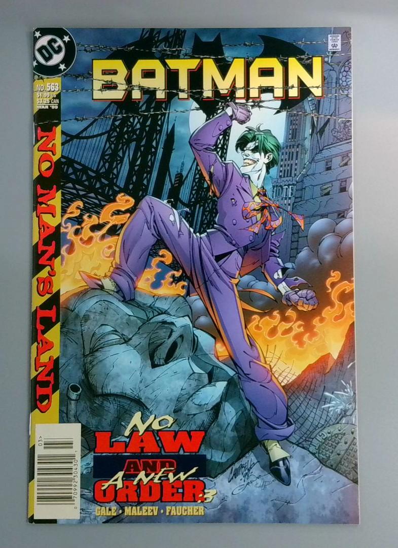 Batman #563, NM- J Scott Campbell Joker, DC Comics, 1999 JR1