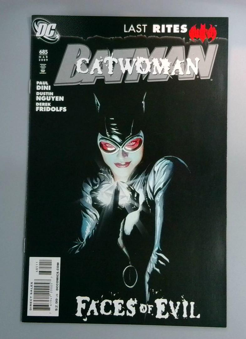 Batman #685 VF+ Alex Ross Catwoman Cover, DC Comics, 2009 JR1