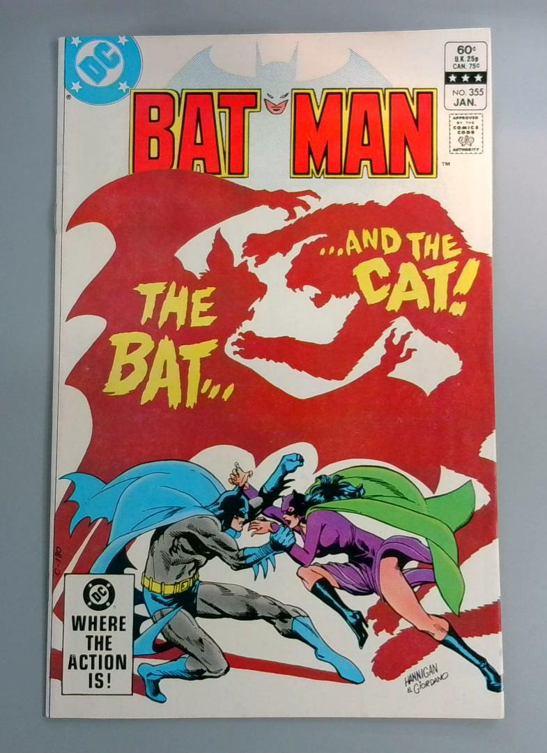 Batman #355, VF Catwoman DC Comics, January 1983 JR1