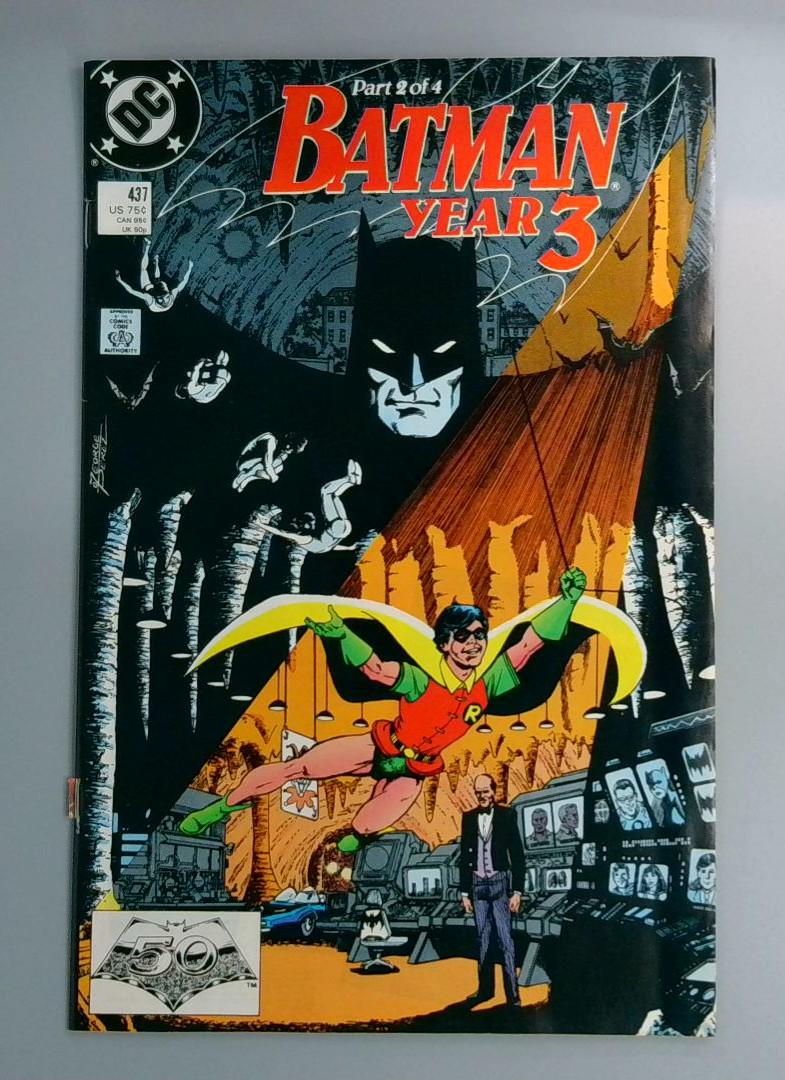 Batman #437, Year 3 Part 2 of 4, DC Comics, 1989 JR1