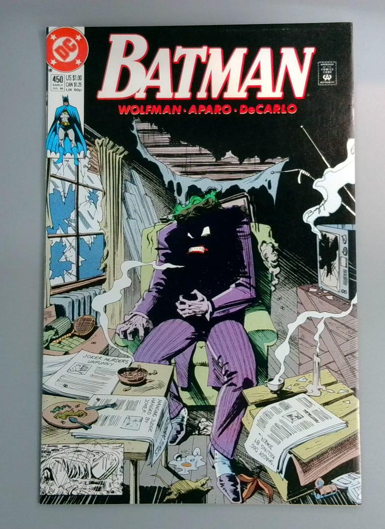 Batman #450 NM- 1st New Joker, DC Comics, 1990 JR1