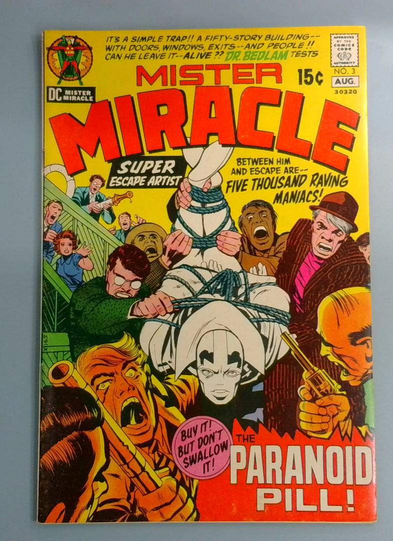 Mister Miracle #3, FN+ 1st Dr. Bedlam DC Comics, 1971 JR1