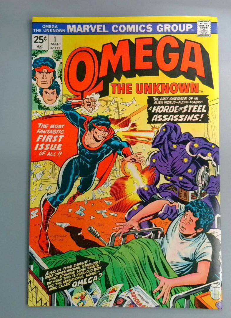 Omega: The Unknown #1, NM- Marvel Comics, 1976 JR1