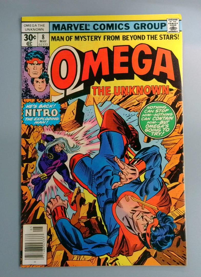 Omega The Unknown #8, FN Marvel Comics Group, 1977 JR1