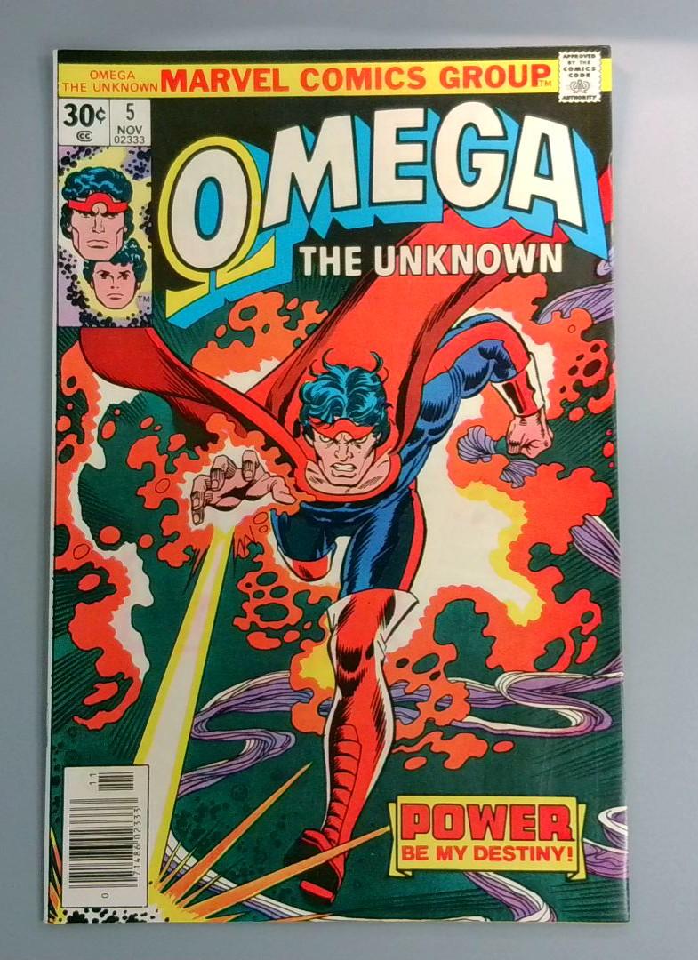 Omega the Unknown #5, VF Marvel Comics, 1977 JR1