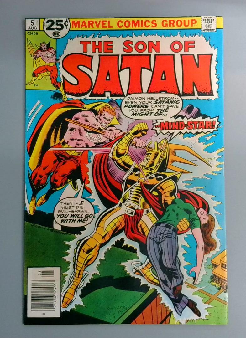 Son of Satan #5, VF+ Marvel Comics, 1976 JR1
