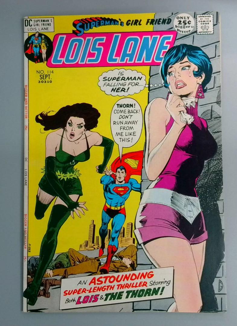 Superman's Girl Friend Lois Lane #114, VF+ Rose N Thorn, DC Comics, 1971 JR1