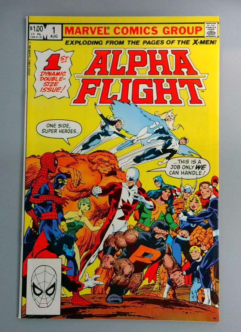 Alpha Flight #1, NM 1st Issue, Marvel Comics Group, 1983 JR1