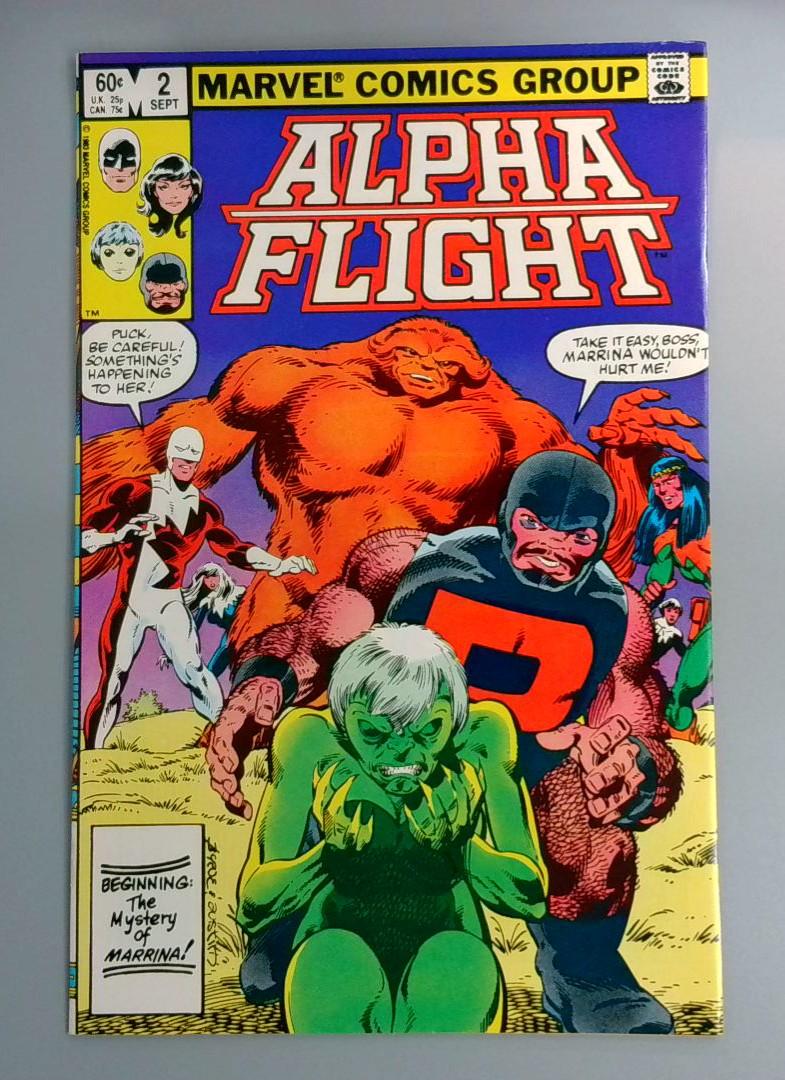 Alpha Flight #2, NM Marvel Comics Group, September 1983 JR1