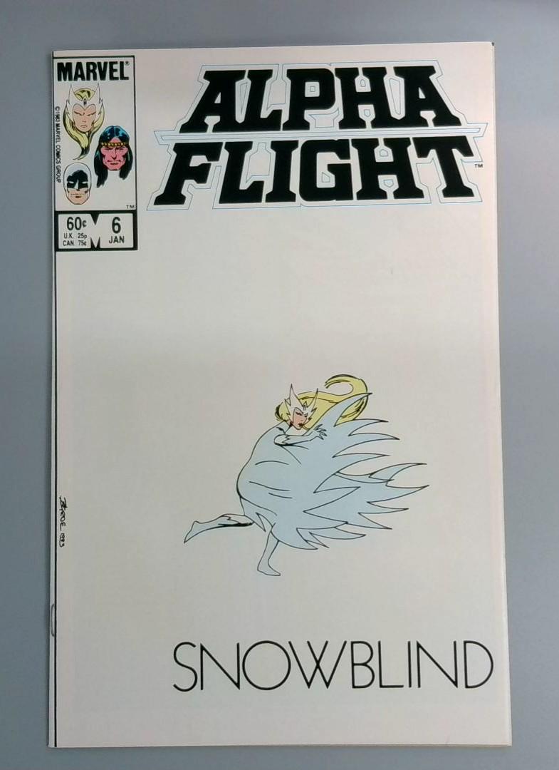 Alpha Flight #6, NM Snowblind, Marvel, Jan 1984 JR1