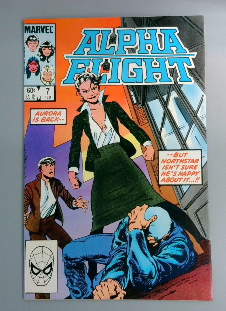 Alpha Flight #7, NM Marvel, Feb 1984 JR1