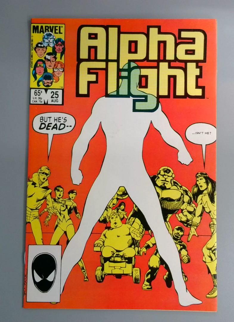 Alpha Flight #25, NM Marvel, 1985 JR1