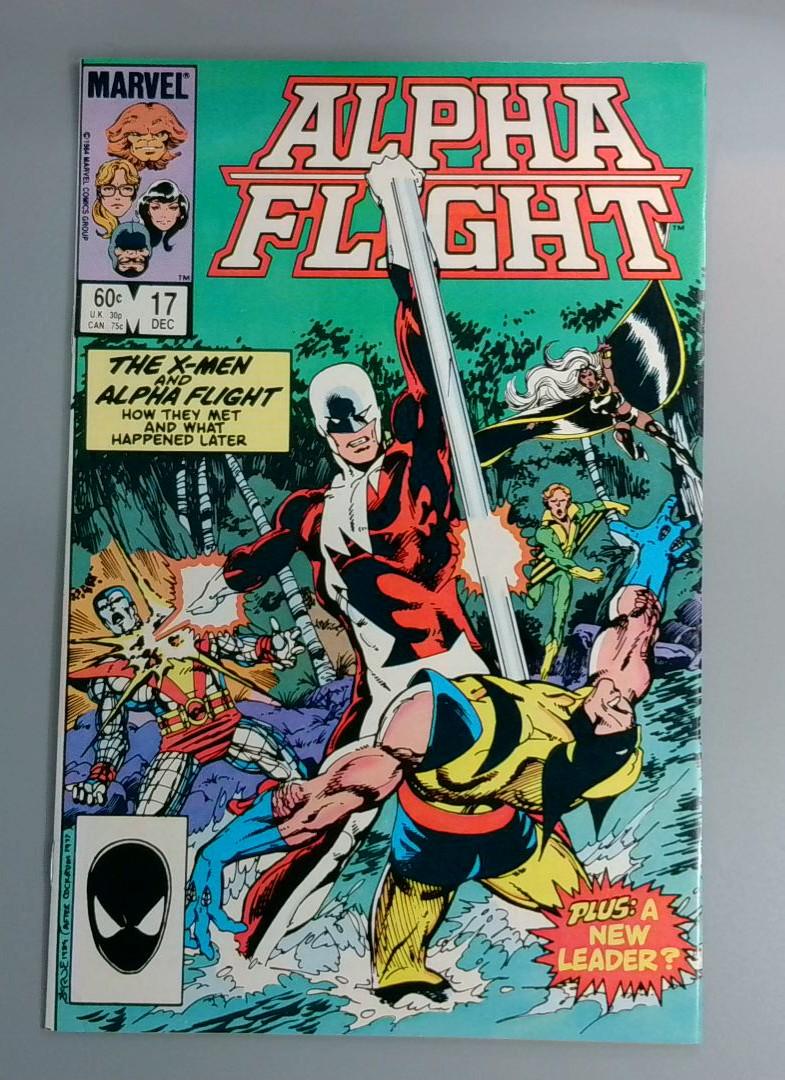 Alpha Flight #17, VF/NM X-Men Crossover, Marvel, 1985 JR1