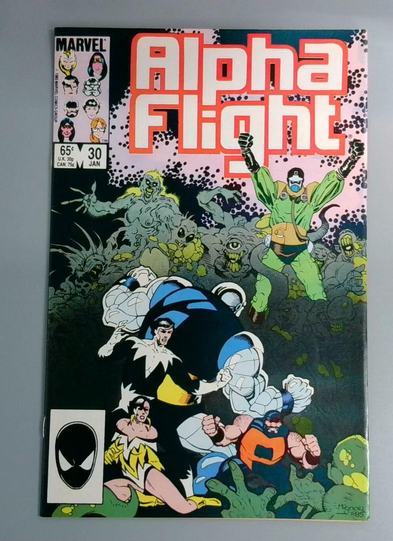 Alpha Flight #30, NM- Mike Mignola Marvel Comics, Jan 1986 JR1