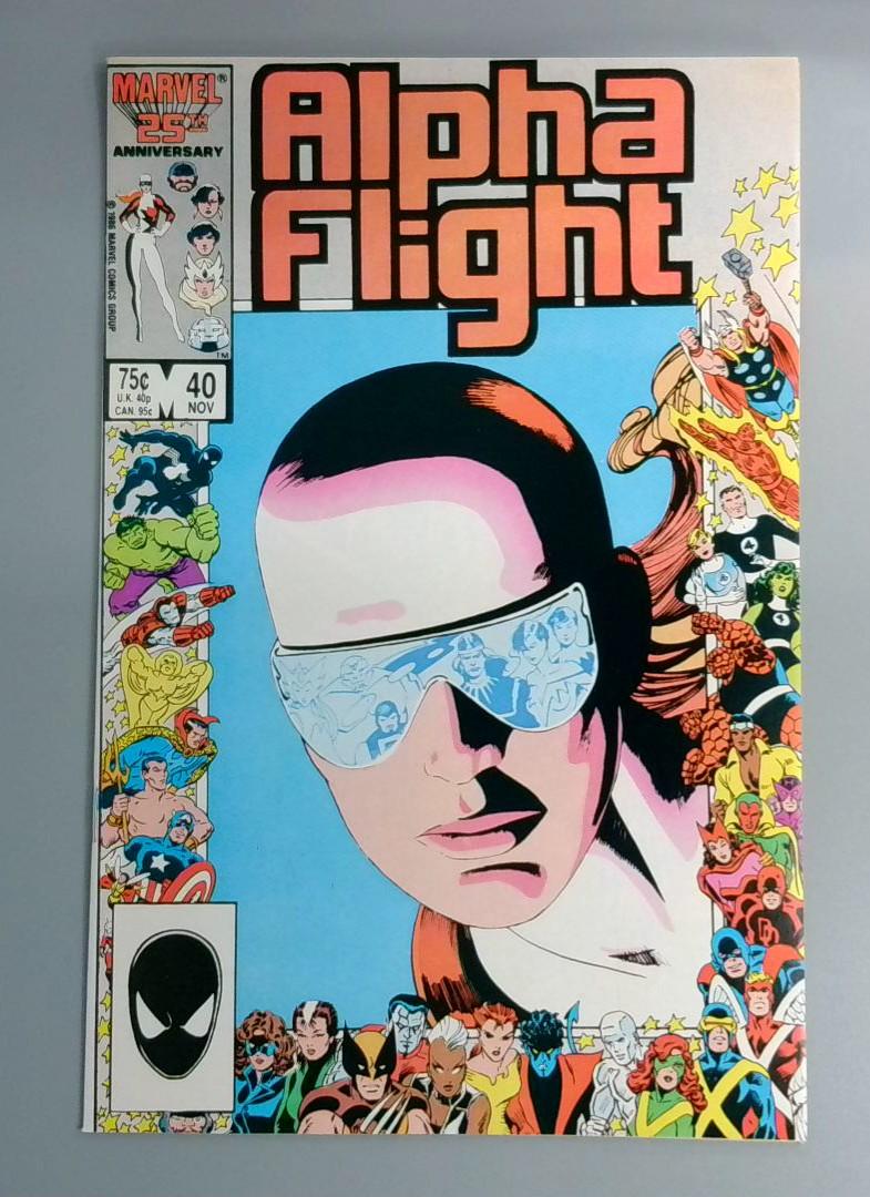 Alpha Flight #40, NM Marvel Comics, 1986 JR1
