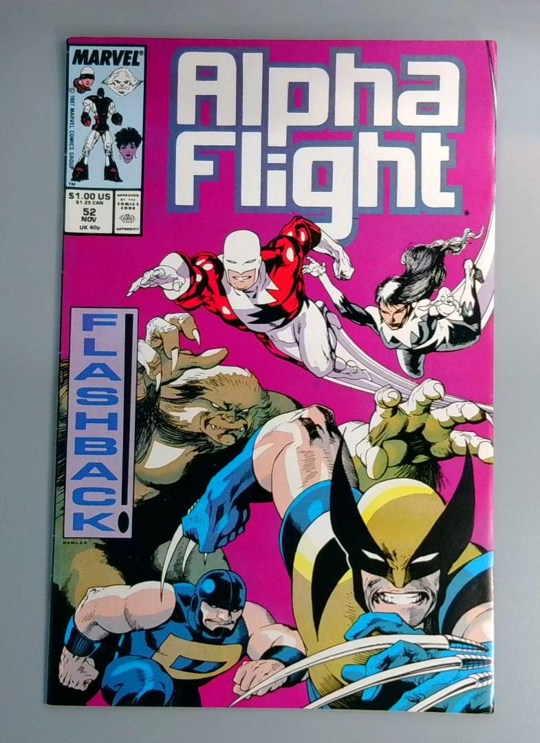 Alpha Flight #50, Jim Lee Flashback, Marvel Comics, 1987 JR1