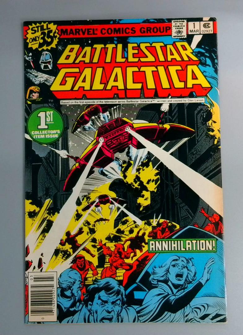 Battlestar Galactica #1, VF+ Marvel Comics Group, 1979 JR1