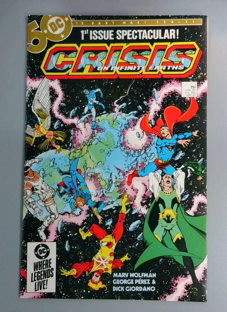 Crisis on Infinite Earths #1, NM- DC Comics, 1985 JR1