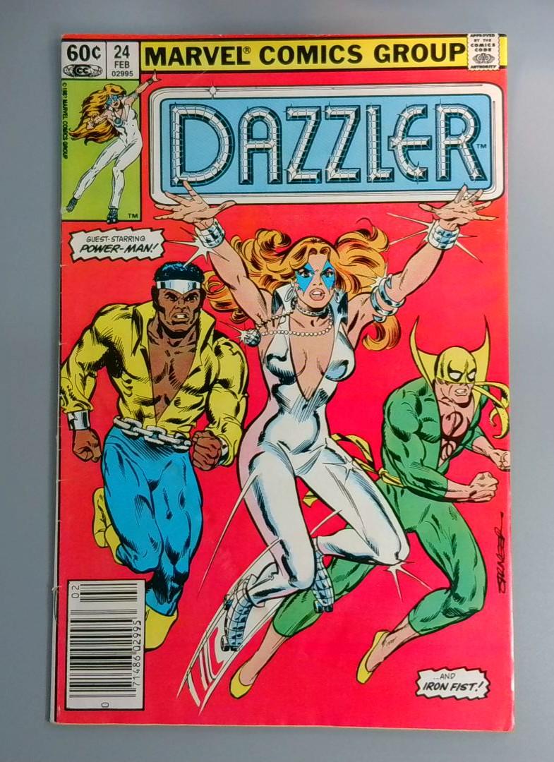 Dazzler #24, Newsstand Marvel Comics, 1983 JR1