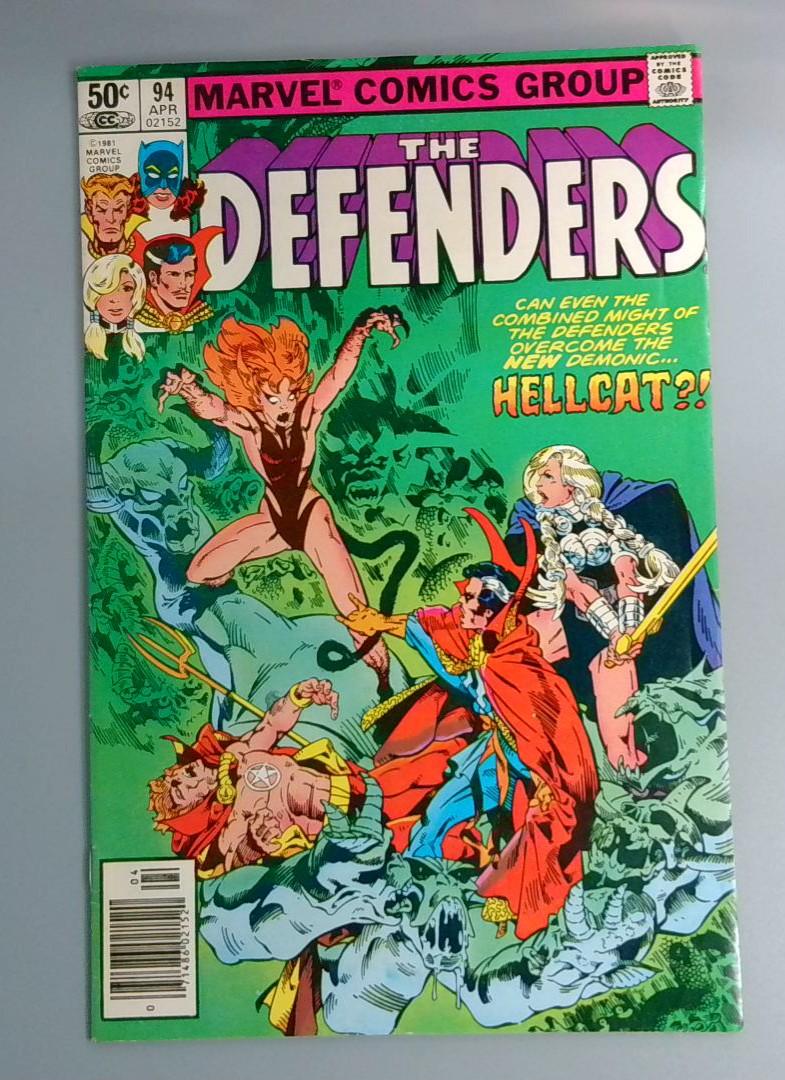 Defenders #94, VF- 1st Gargoyle Newsstand Marvel Comics Group, 1981 JR1